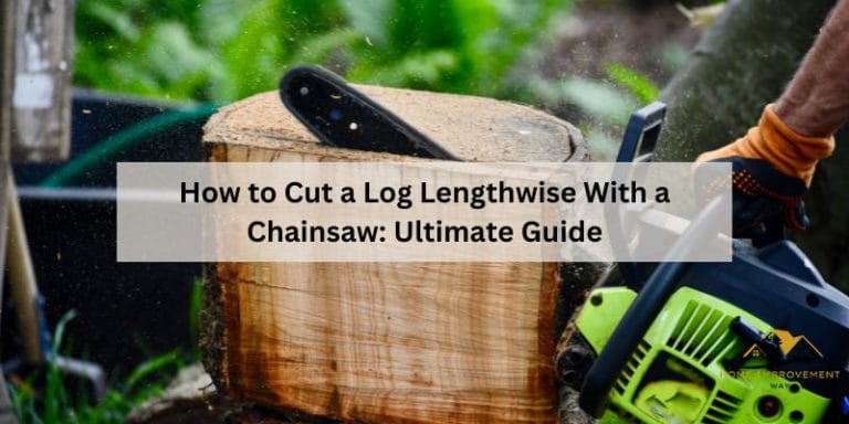 How to Cut a Log Lengthwise With a Chainsaw