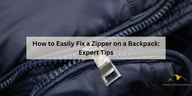 How to Easily Fix a Zipper on a Backpack