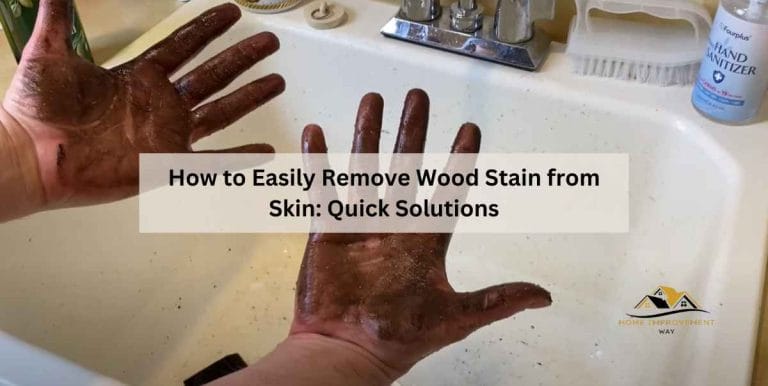 How to Easily Remove Wood Stain from Skin