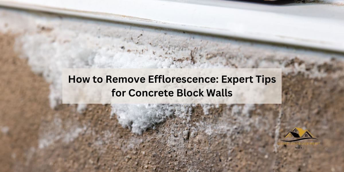 How to Remove Efflorescence From Concrete Block Walls