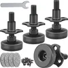 Anwenk Adjustable Leveling Feet Furniture Levelers Table Feet Heavy Duty Leg Lev
