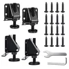 Heavy Duty Leveling Feet, 4 Pack Adjustable Furniture Levelers with 1320LB Capacity, 2" Height Adjus