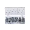 Neiko cotter pin assortment kit 555 piece zinc plated