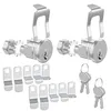 Universal mailbox lock 2-pack with keys