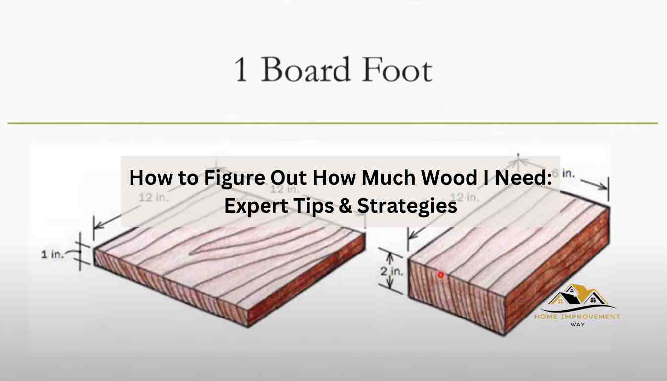 How to Figure Out How Much Wood I Need
