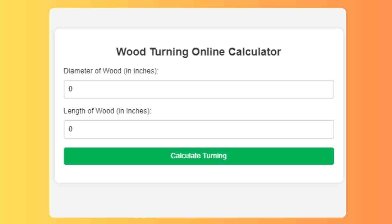 Turning Online Calculators