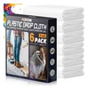Axgatoxe Plastic Drop Cloths 6-Pack