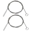 Flexible brush for clearing a clogged carpet cleaner hose or tube