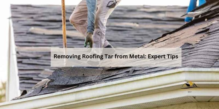 Removing Roofing Tar from Metal