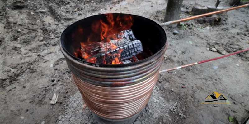 DIY Wood Burning Swimming Pool Heater
