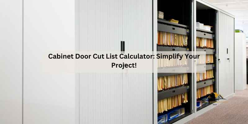 Cabinet Door Cut List Calculator