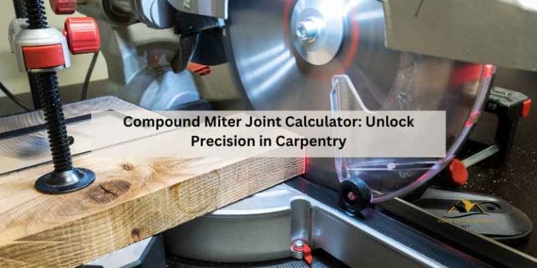 Compound Miter Joint Calculator