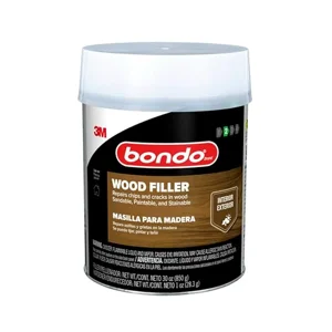 3M Bondo Wood Filler, 30 oz with Cream Hardener