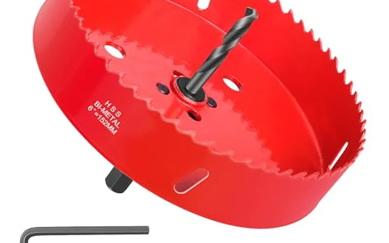 6 inch 152mm HSS bi-metal hole cutter for recessed lighting and large cutouts