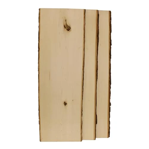 Foggy Bottom Woodworks basswood live edge plank 3-pack