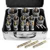 METOTY 19-piece carbide hole saw kit for metal