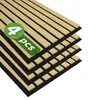 Art3d oak-finish wood slat acoustic wall panel