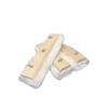Lambskin floor wax applicator pad with handle