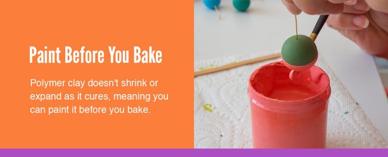 Painting Polymer Clay – Before Or After Baking?