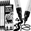 ARTISTRO black dual-tip acrylic paint marker pens