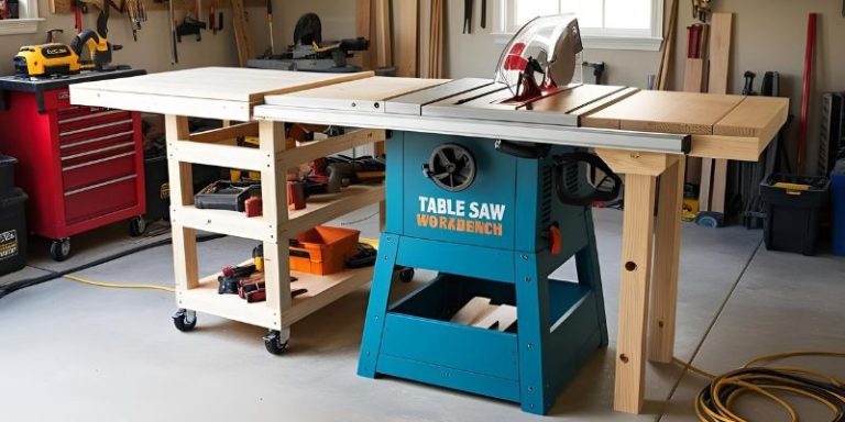 Build Your Own DIY Table Saw Workbench