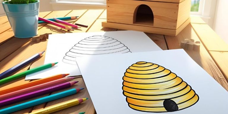 How To Create A Simple Beehive Drawing