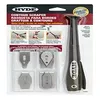 contour paint removal scraper with six blade profiles