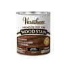 Varathane oil-based dark walnut wood stain can for staining over cured water-based coats