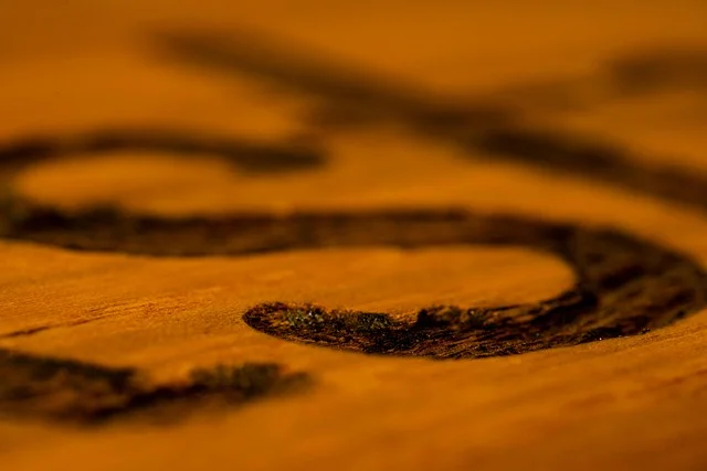 Wood finished with a warm, rich oil stain