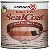 Zinsser sanding sealer used as a barrier coat between water-based and oil-based stain