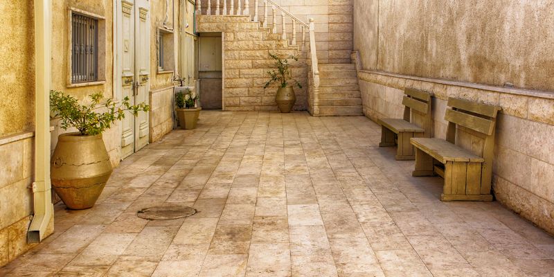 6 Rustic Kota Stone Flooring Designs