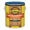 Cabot Semi-Transparent Wood Stain + Sealer, Low VOC, Cedar, Gallon