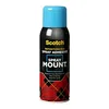Repositionable spray adhesive for mounting patterns to wood