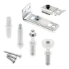 Prime-Line bi-fold door hardware repair kit with brackets and pivots