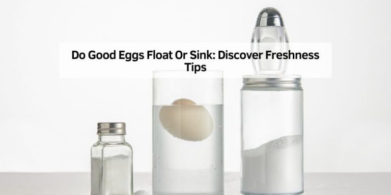 Do Good Eggs Float Or Sink