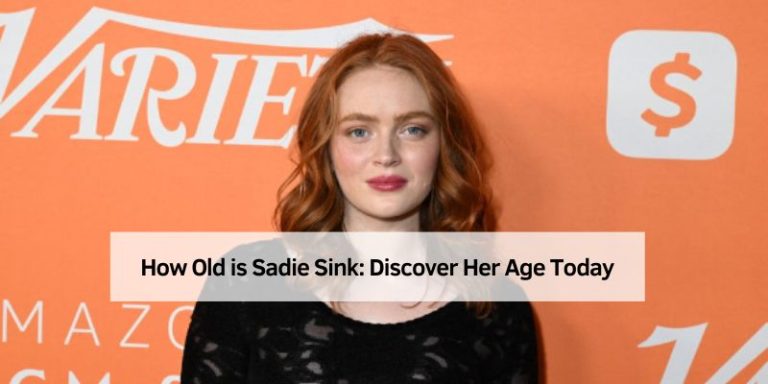 How Old is Sadie Sink