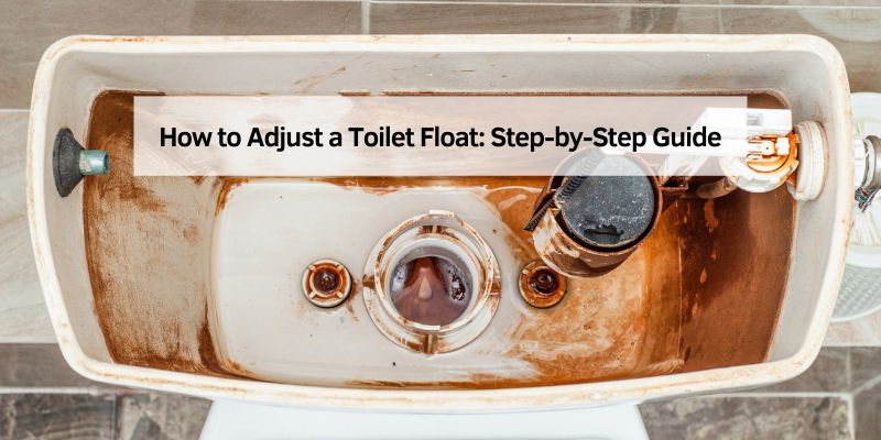 How to Adjust a Toilet Float
