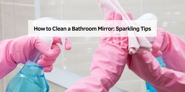 How to Clean a Bathroom Mirror