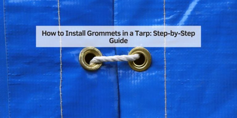 How to Install Grommets in a Tarp