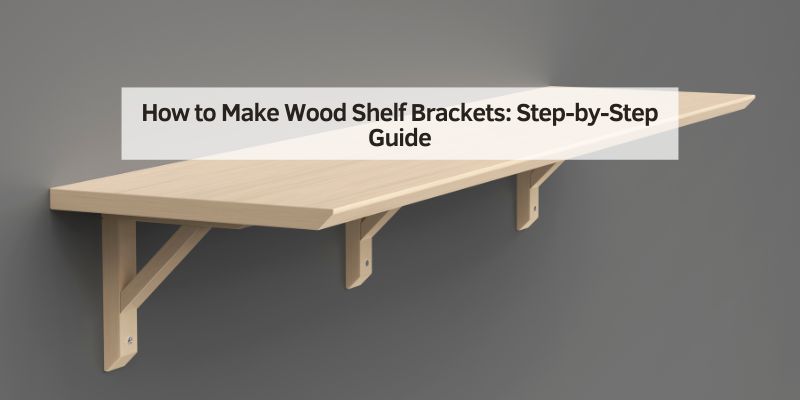 How to Make Wood Shelf Brackets
