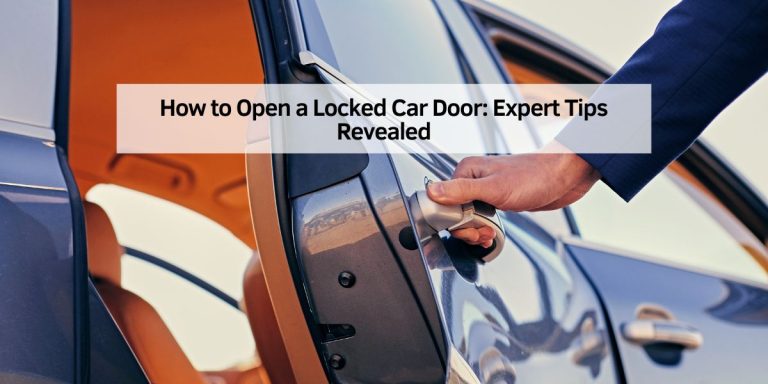 How to Open a Locked Car Door