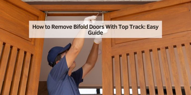 How to Remove Bifold Doors With Top Track
