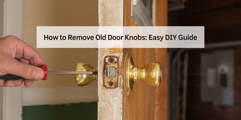 How to Remove Old Door Knobs
