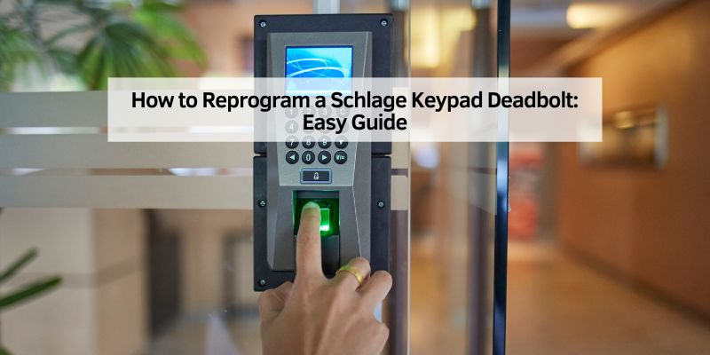 How to Reprogram a Schlage Keypad Deadbolt