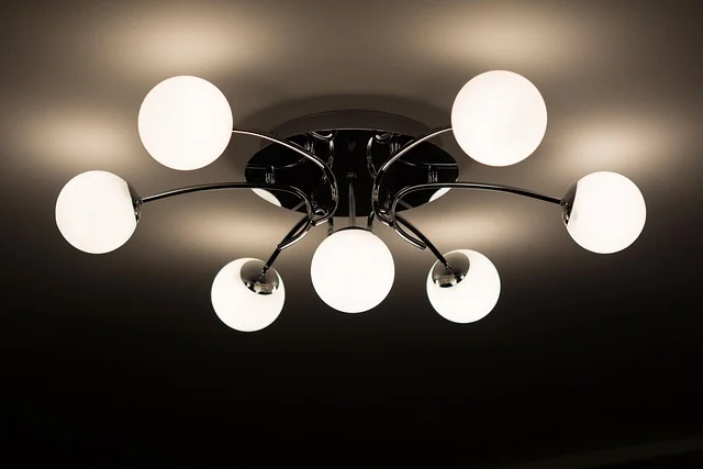 Ceiling light fixture ready for wiring