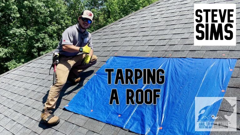 How to Install a Tarp on a Roof