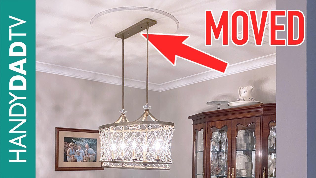 How to Move a Ceiling Light Fixture