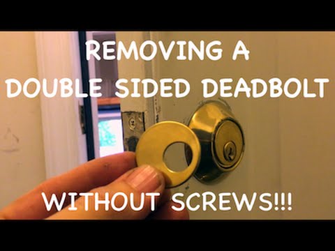 How to Remove a Deadbolt