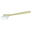 Long handle scrub brush for cleaning a water softener brine tank
