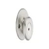 Kwikset Tylo satin nickel interior privacy door knob with lock